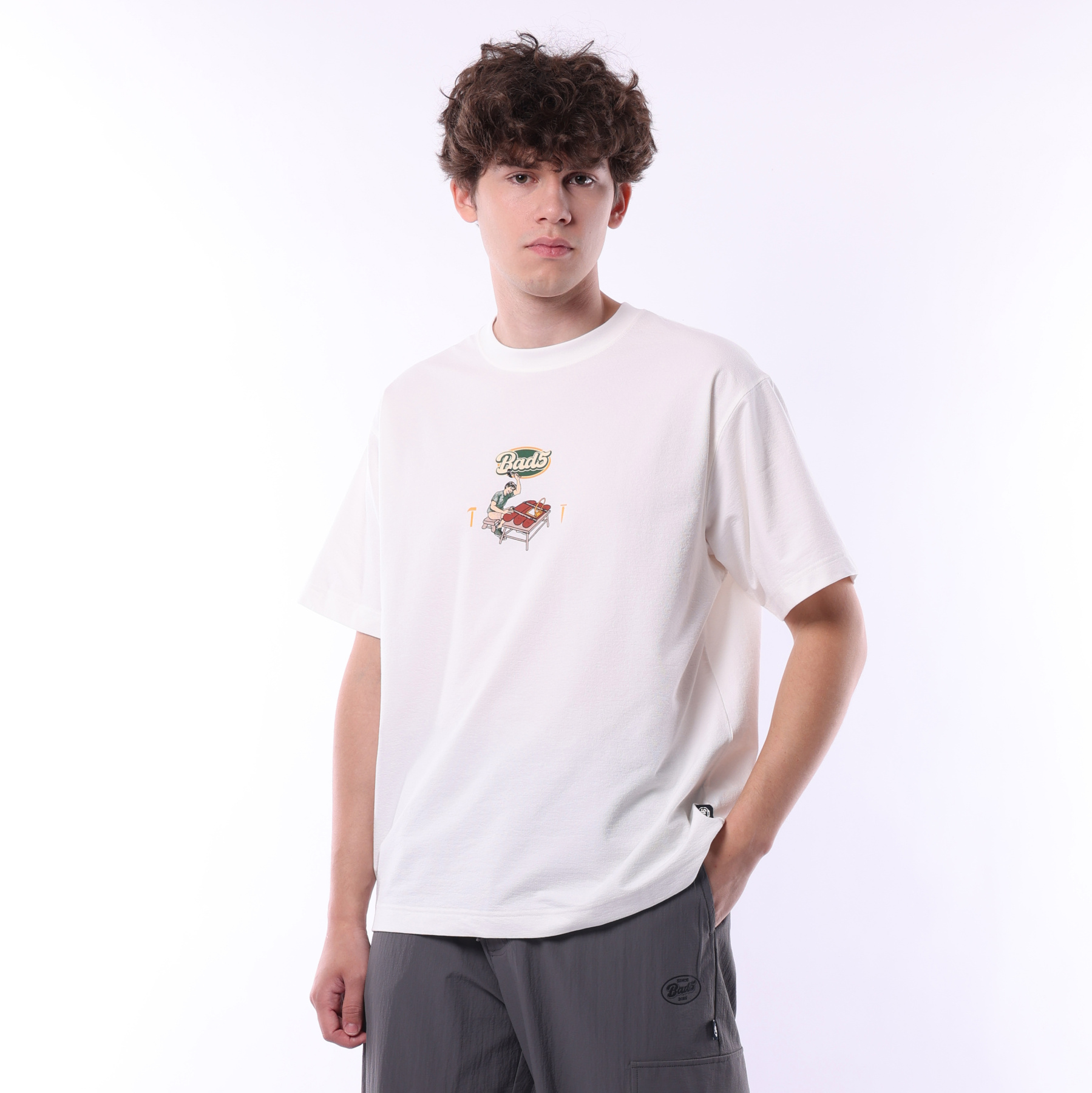 AHSV225-7 Футболка Bad5 Off-Court белый